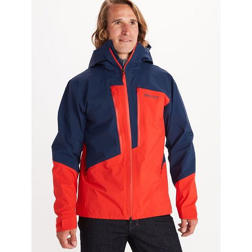 Marmot Huntley Jackets - Mens Rain Jacket Navy CA9085162 Canada